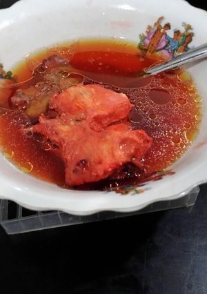 Foto resep Sup ayam angkak