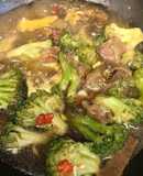 Carne estilo Thai