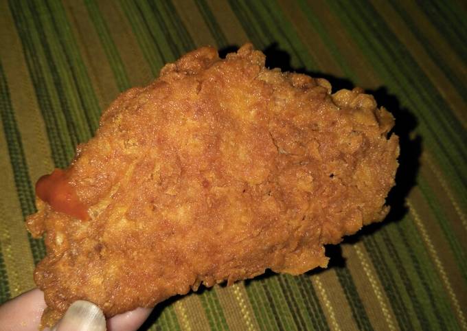 Kulit ayam KFC kw.. (telor crispy)