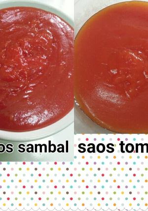 A picture of Homemade Tomato Sauce & Chili Sauce.