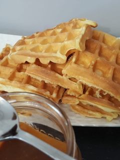 Une photo de Gaufres moelleuses