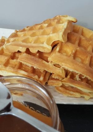 Une photo de Gaufres moelleuses
