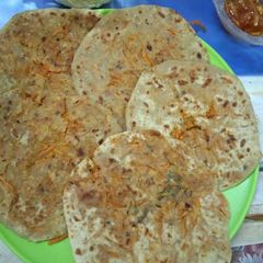 A picture of Carrot paratha.
