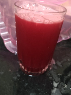 A picture of Vegetables juice.