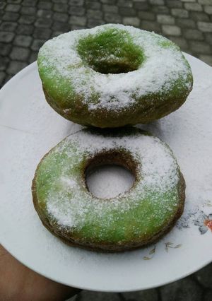 Foto resep Donat pandan kentang ☺