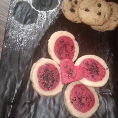 Sesame Vanilla Cookies and Spicy Nutella Cookies A picture of Sesame Vanilla Cookies and Spicy Nutella Cookies.