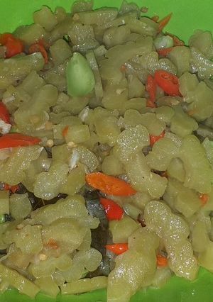Foto resep Tumis pare pedas