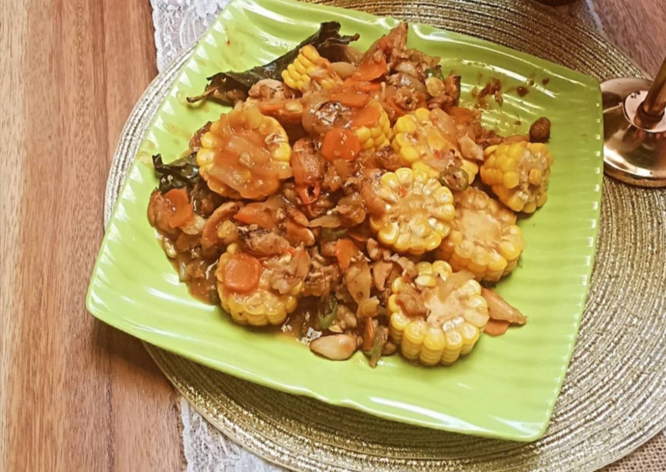 🦀 Paha kepiting kupas saos padang