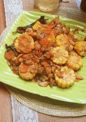 Foto resep 🦀 Paha kepiting kupas saos padang