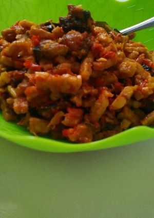 Foto resep Balado ikan salem + tempe