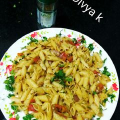 A picture of Basil ginger white pasta.