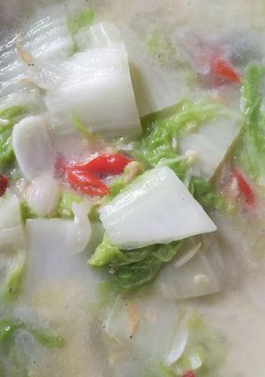 Foto resep Sawi Putih Kuah Santan