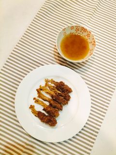 Foto resep 554. Enoki Beef Roll