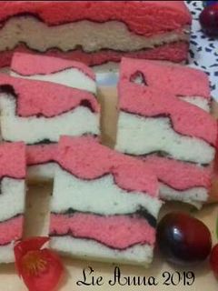 Foto resep (16.6) Bolu Topo Map Putih Telur (Kukus)