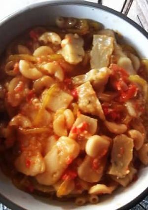 Foto resep Seblak kerupuk udang pake mie aci & makroni