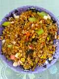 Crabstick Butter Corn Fried rice (nasi goreng) | dengan jagung, wortel, pokcoy
