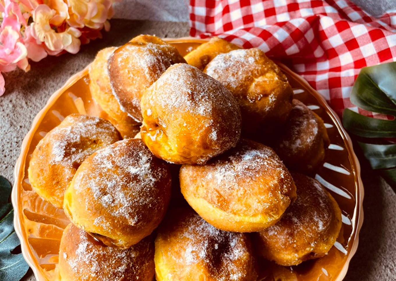 Bomboloni Labu Kuning/Pumpkin Bomboloni