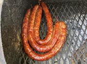 A picture of barbecue sausage