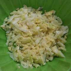 A picture of Tumis kol orek telur 💕.