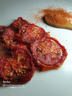 عکسی از دستور گوجه خشک و پودر گوجه