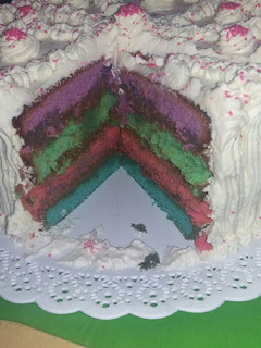 Una foto de Torta arcoiris
