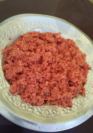 A picture of Gajar ka halwa.