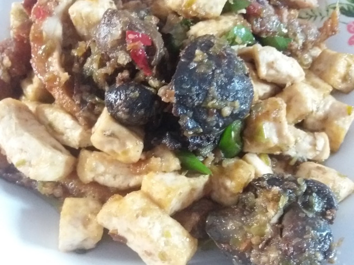 Wajib coba! Resep membuat Sambel Cabe Ijo Tahu Hati Ayam suwir dijamin nikmat