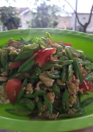 Foto resep Buncis telor orek