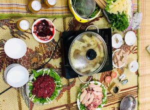 Hình của món Lẩu Gà.