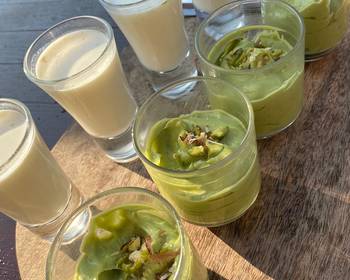 Unique Recipe Avocado cardamom and pistachio mousse Yummy