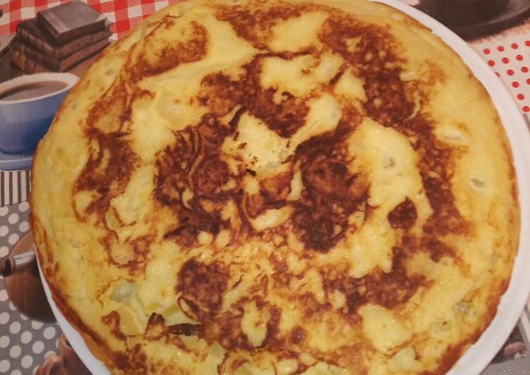 Tortilla de patatas con cebolla en MC