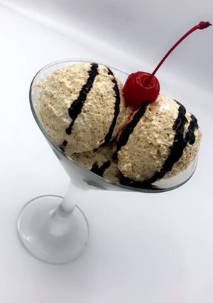 A picture of Brown bread ice cream.