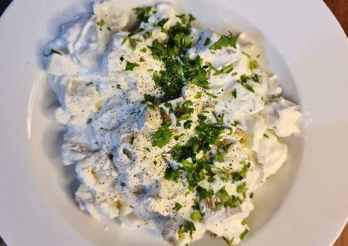 Baked potato salad