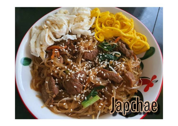 Bagaimana memasak Japchae Anti Gagal