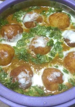 A picture of Malai kofta.