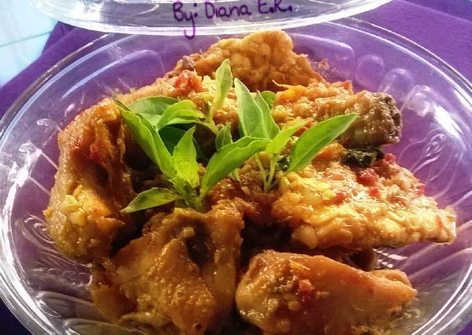 Rica-Rica Ayam Tempe Kemangi ala Diana