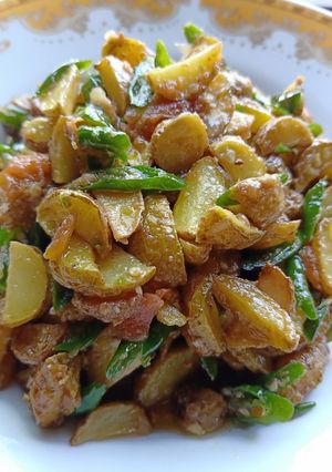 Foto resep Kentang cabe hijo