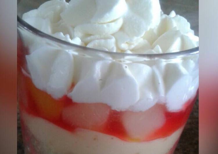 Steps to Prepare Homemade Whosayna’s Triffle