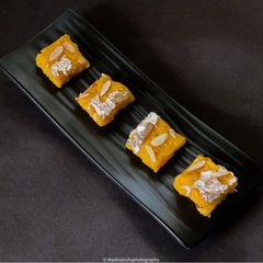 A picture of Coconut Burfi.