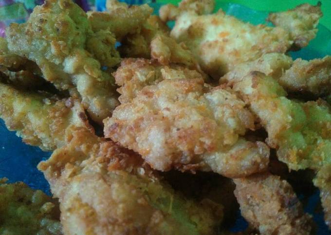 Ayam fillet tepung simple