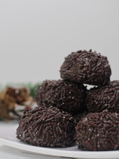 Una foto de Trufas brasileñas de Chocolate