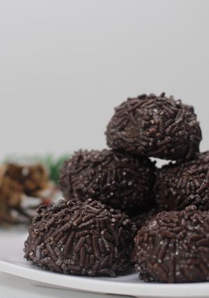 Una foto de Trufas brasileñas de Chocolate