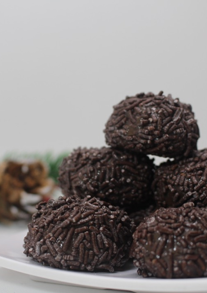 Una foto de Trufas brasileñas de Chocolate