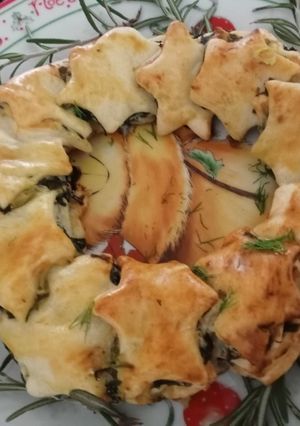 Foto di Ghirlanda di pasta brisée