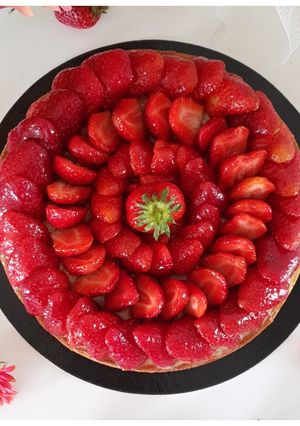Une photo de Tarte aux fraises