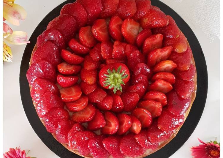 Recette De Tarte aux fraises