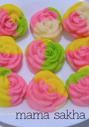 Foto resep Bolu mawar kukus