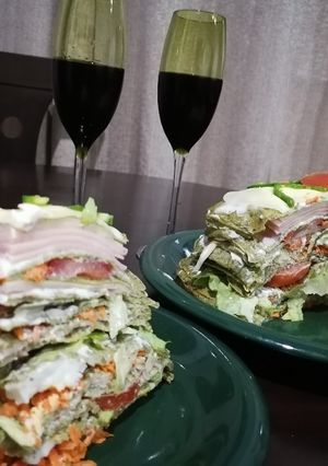 Una foto de Torre de crepes