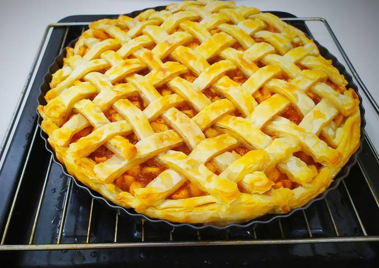 Cara Gampang Menyiapkan Apple pie kulit pastry, Lezat Sekali