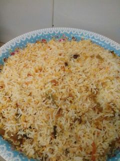 صورة لوصفة عيش برياني 🍛